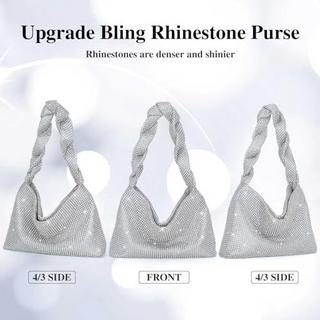 Only-bags.store Clutch Abendtasche Glitzer Umhängetasche kleine Strass Handtasche Umhängetasche Kette Tasche Hochzeit Party Disco Clutch Abendtasche Glitzer Umhängetasche kleine Strass Handtasche Umhängetasche Kette Tasche Hochzeit Party Disco 