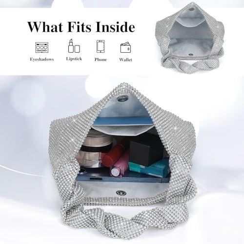 Only-bags.store Pochette Paillettes Strass Sac Bandoulière  