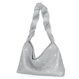 Only-bags.store Borsa a Tracolla Clutch Glitter Strass  