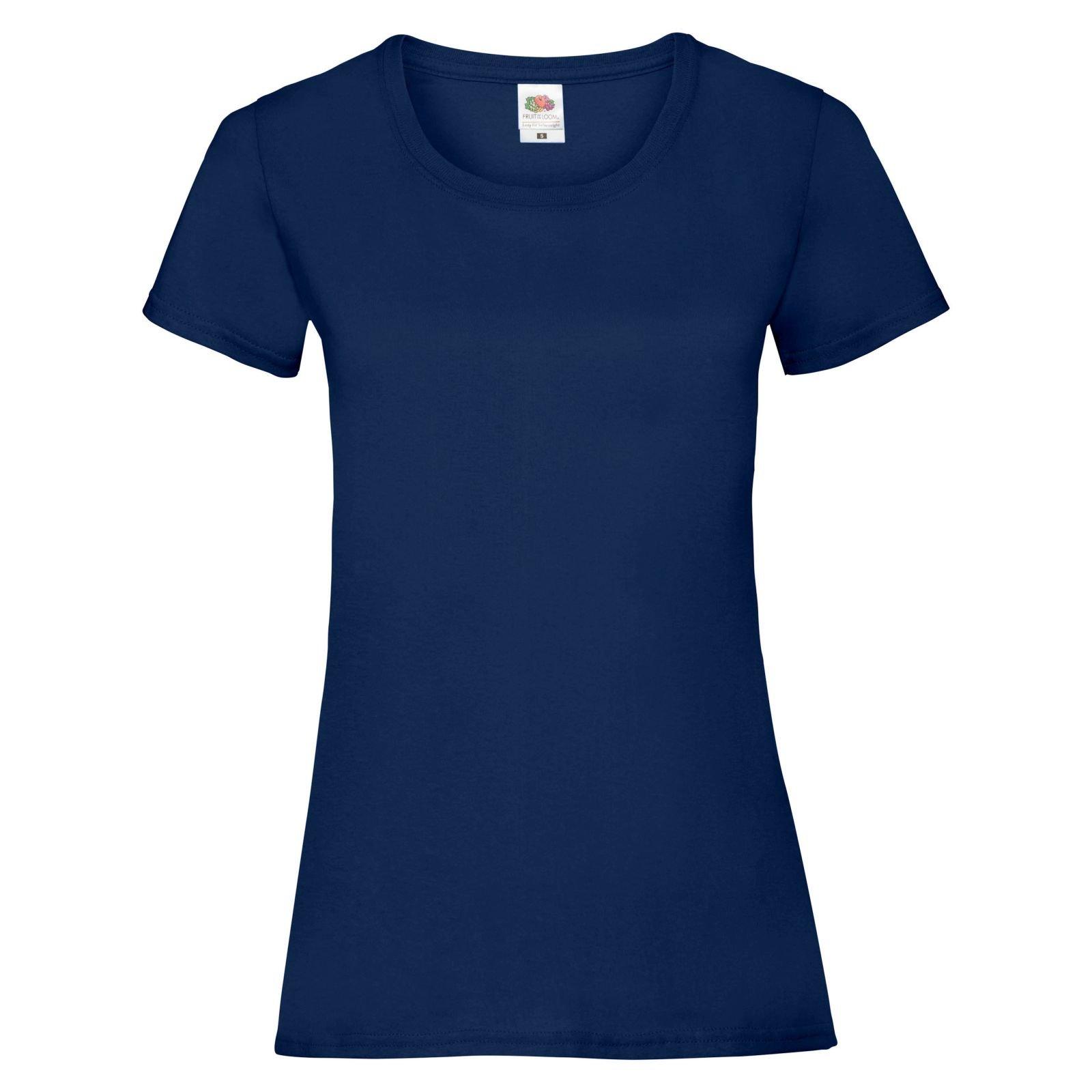 Image of Ladyfit Tshirt (5 Stückpackung) Damen Marine XXL