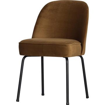 Sedia da pranzo Vogue Velvet giallo miele