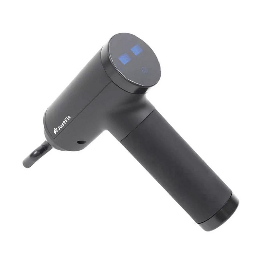 JustFit Pistolet de massage musculaire "Massage Gun" sans fil avec 4 têtes et étui  