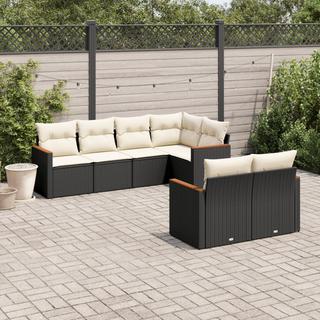 VidaXL set divano da giardino Polirattan  