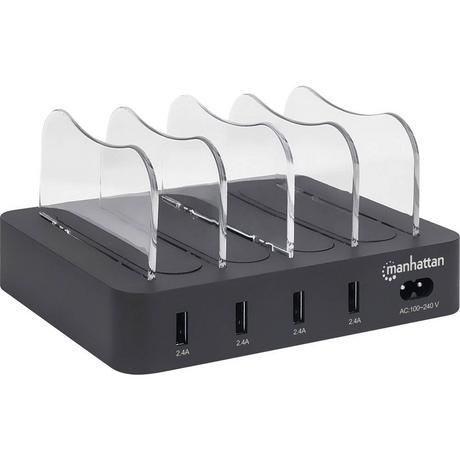 Manhattan  4-Port USB-Ladestation 