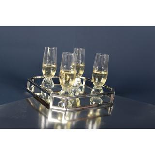 Aulica  FLUTES AVEC PIED EN DIAMANT - LOT DE 4 