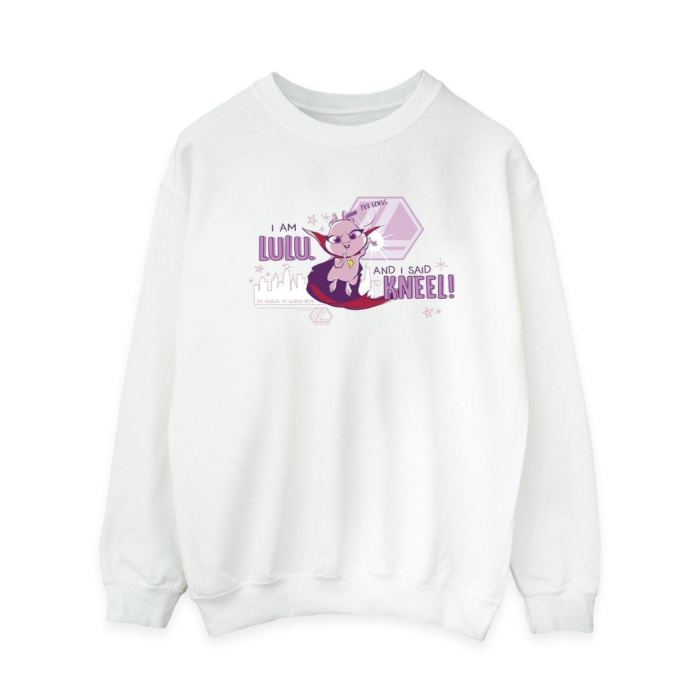Image of Dc League Of Superpets Lulu Evil Genius Sweatshirt Damen Weiss XL