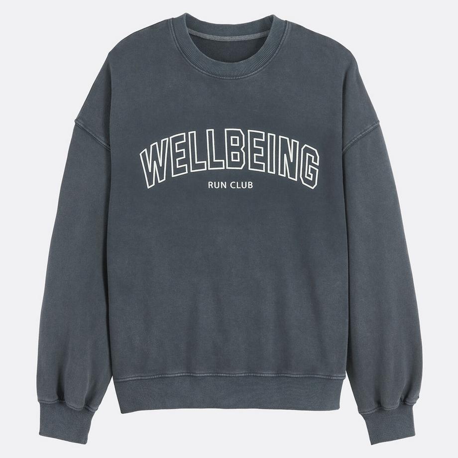 La Redoute Collections Sweatshirt mit Aufschrift  