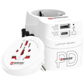 Reiseadapter Pro Light USB AC45PD World
