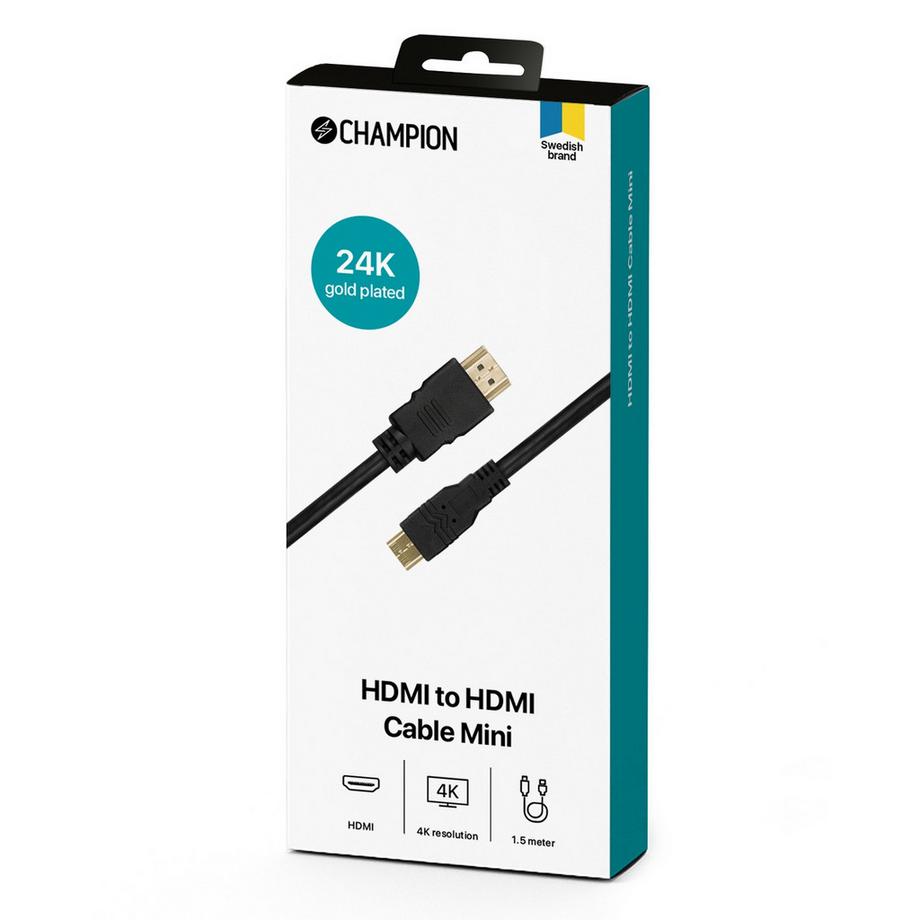 Champion  HDMI-Kabel Mini (A-C) 1,5 m 