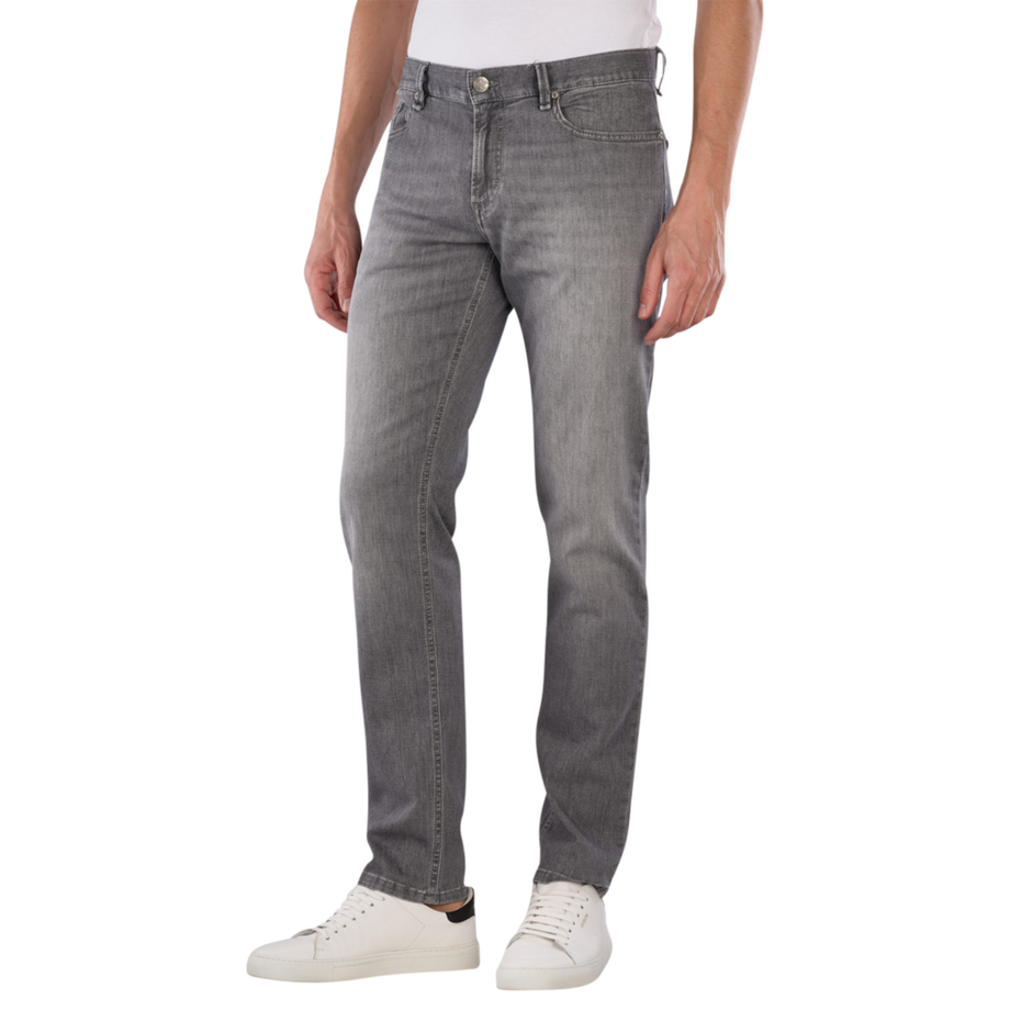Alberto Pipe Regular Fit Laser Denim Jeans  