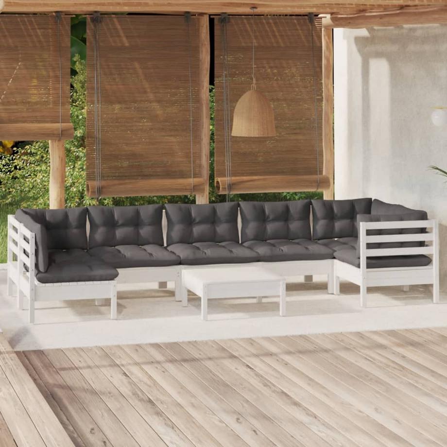 VidaXL set salotto da giardino Legno di pino  