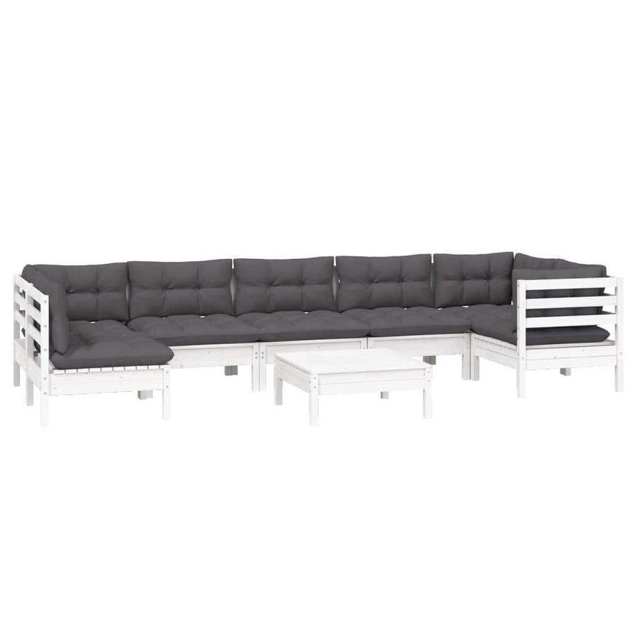 VidaXL set salotto da giardino Legno di pino  
