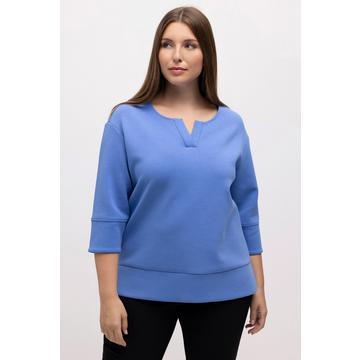 Sweatshirt, Tunika-Ausschnitt, 3/4-Arm