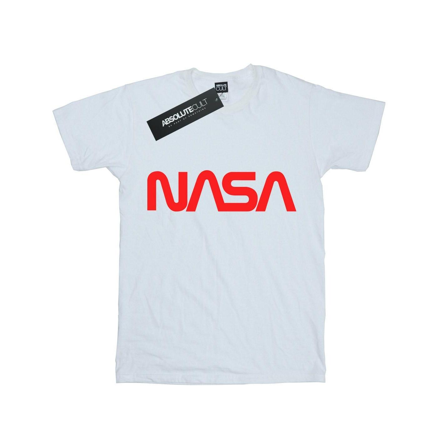 Image of Modern Logo Tshirt Mädchen Weiss 140/146