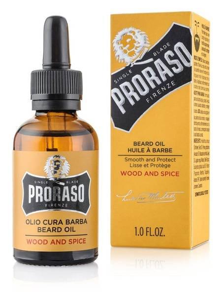 Proraso  Bartöl Wood & Spice 30ml 