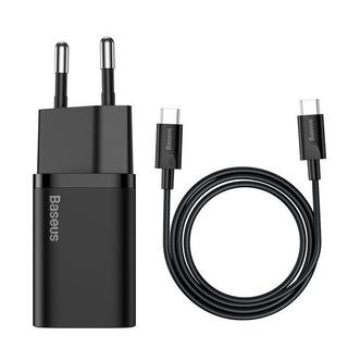 Baseus  TZCCSUP-L01 Ladegerät für Mobilgeräte Smartphone Schwarz AC, USB Schnellladung Indoor 