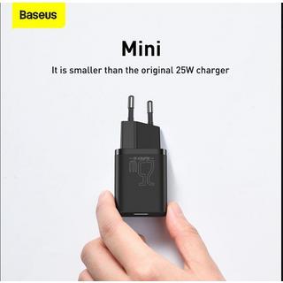 Baseus  TZCCSUP-L01 Ladegerät für Mobilgeräte Smartphone Schwarz AC, USB Schnellladung Indoor 