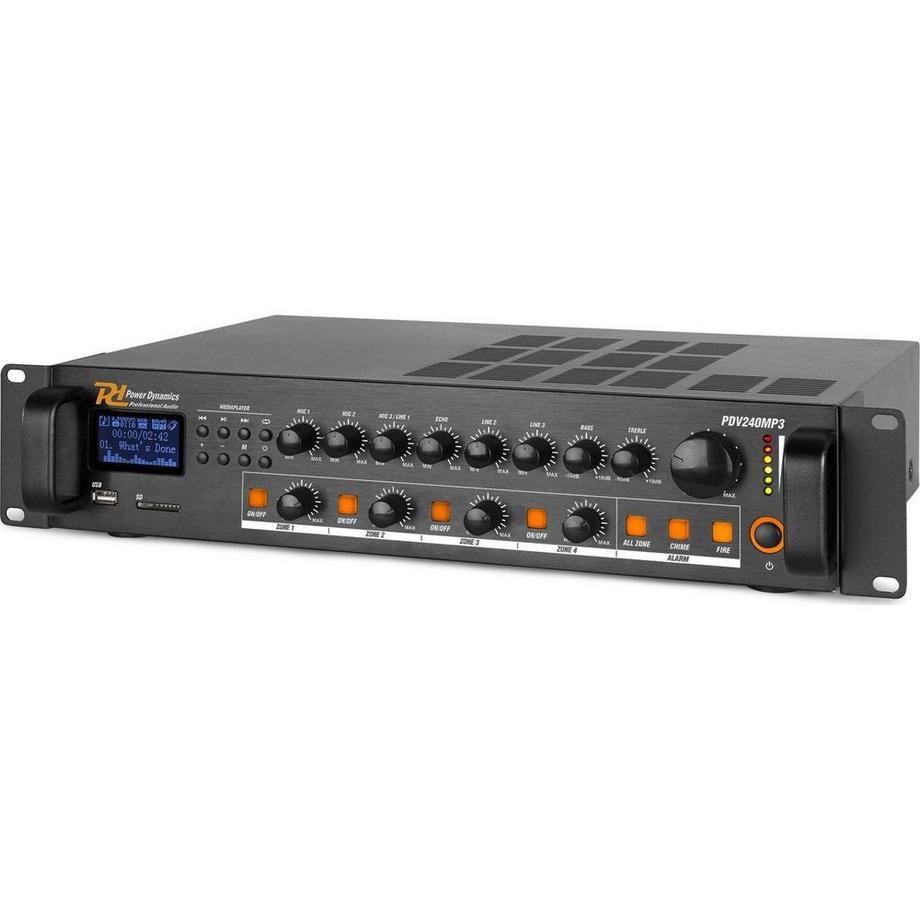 Power Dynamics  Amplificateur Pro PDV240MP3 Mixeur 