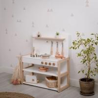 Montessori  Montessori-Atmosph�re, Kinderzimmer, Spielzeugk�che - Wei� 