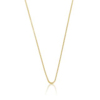 MUAU Schmuck  Collier Venezianer Gelbgold 585, 1.1mm, 42cm 