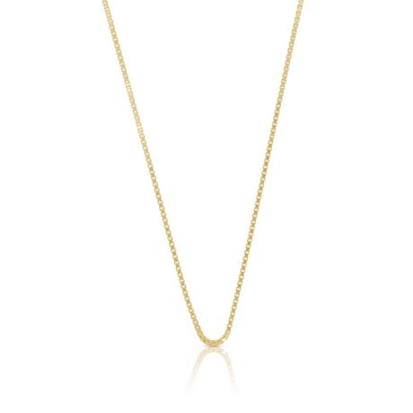 MUAU Schmuck  Collier Venezianer Gelbgold 585, 1.1mm, 42cm 