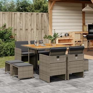 VidaXL Garten essgruppe poly-rattan  