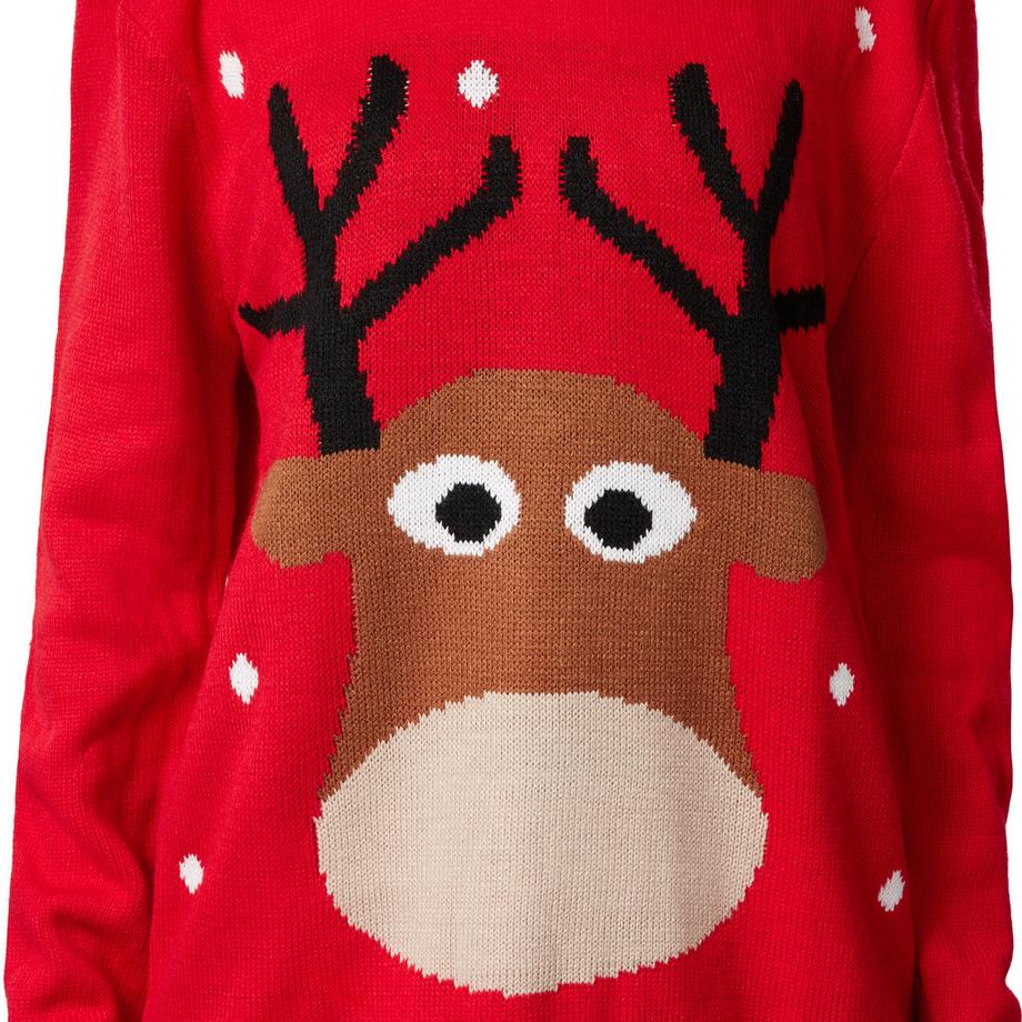 Tectake Weihnachtspullover reizendes Rentier  