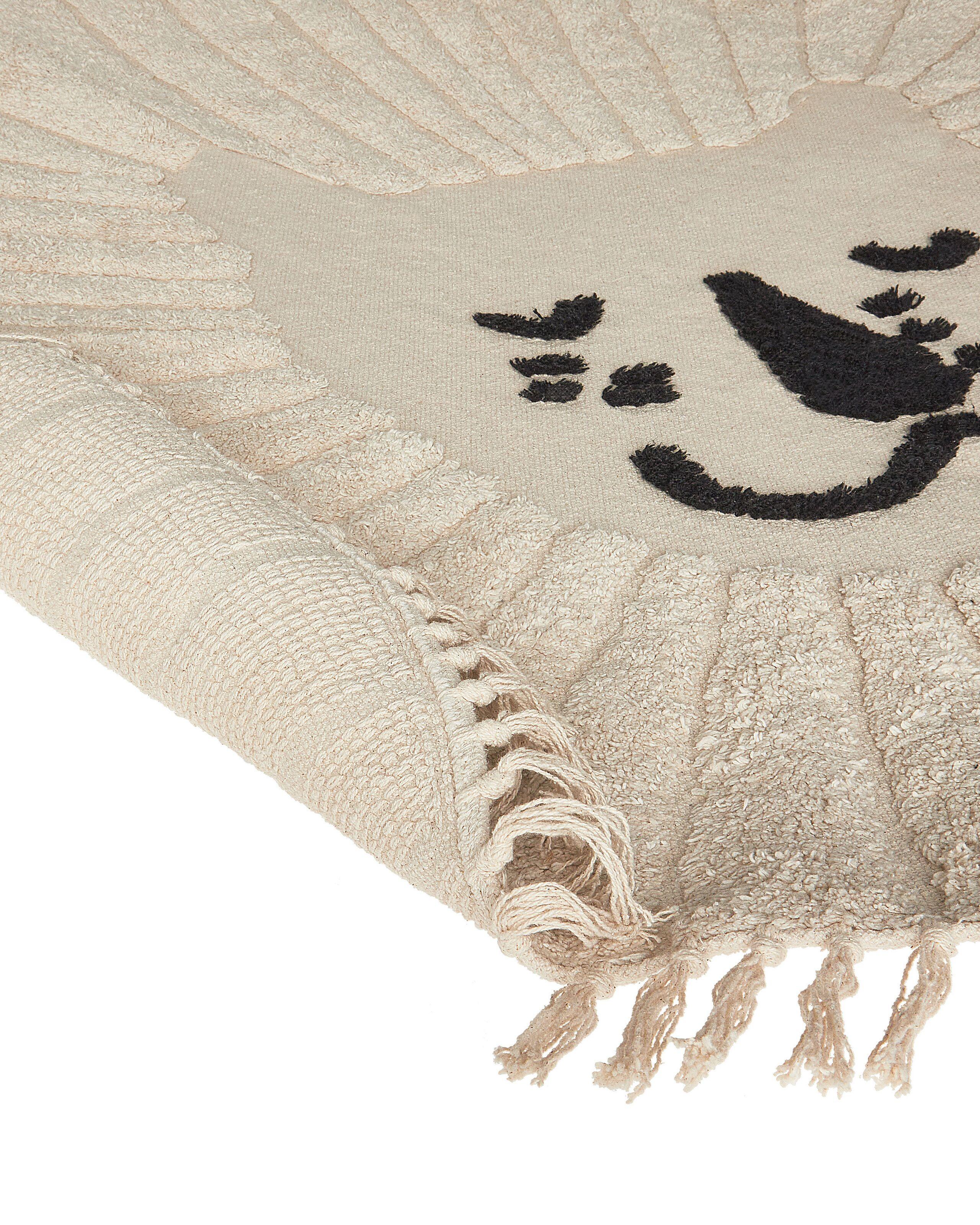 Beliani Tapis en Coton Boho BADHANI  