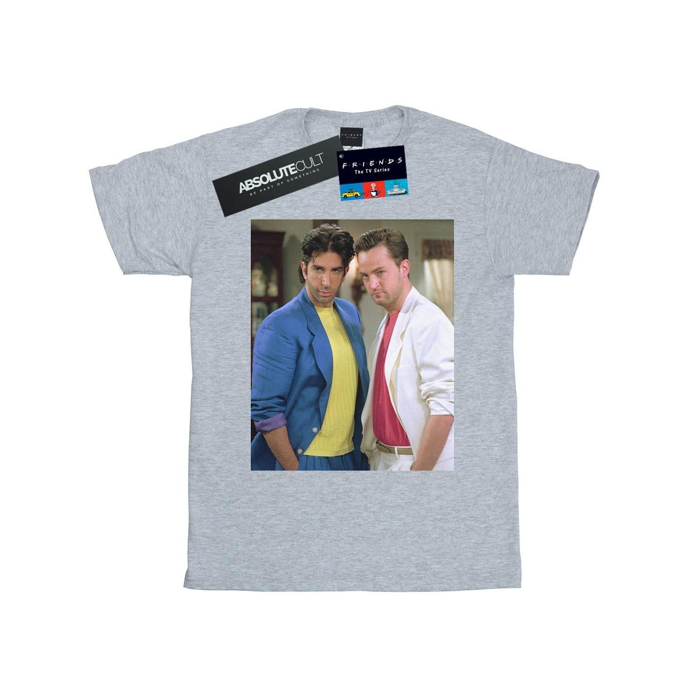 Image of 80's Ross And Chandler Tshirt Damen Grau S