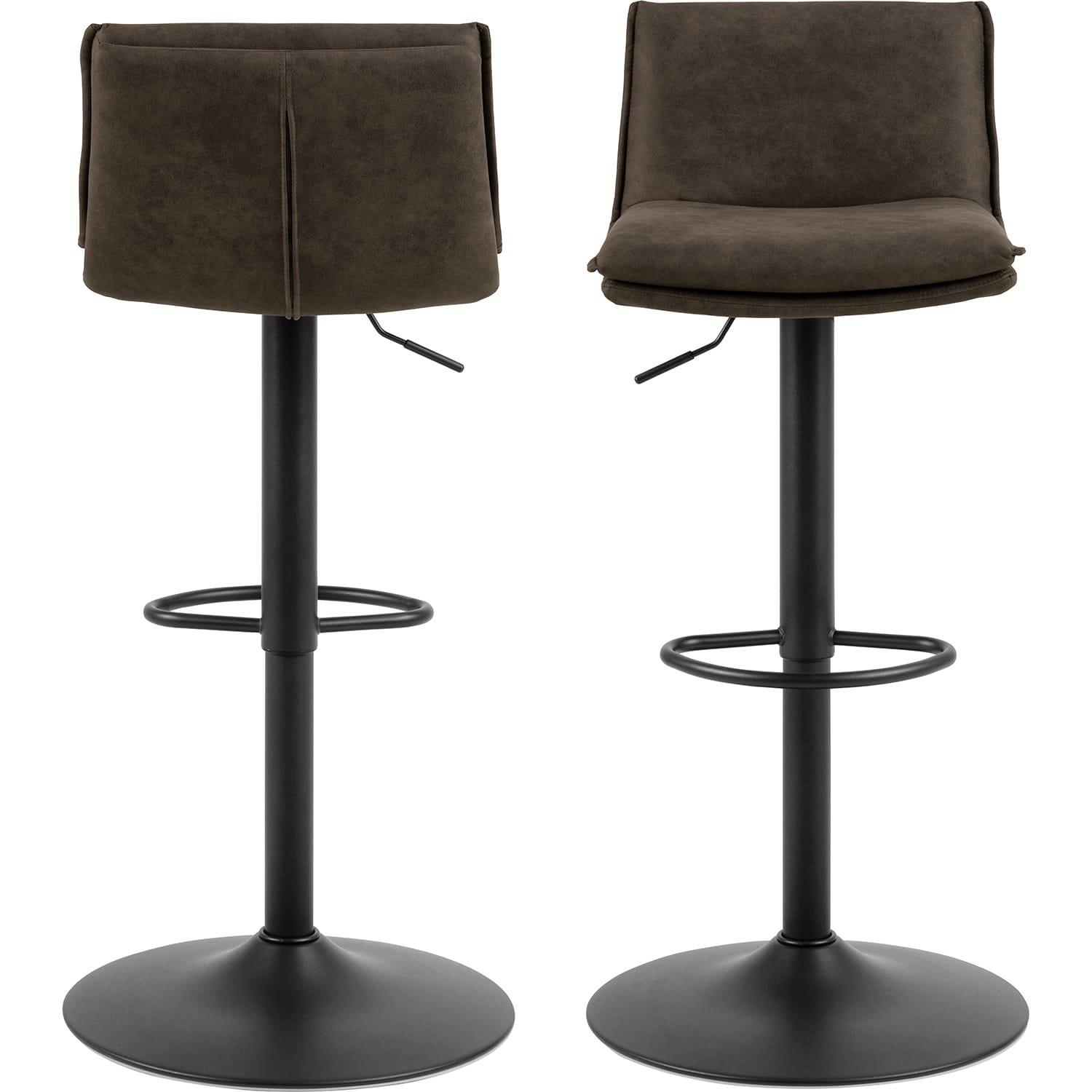 mutoni Tabouret de bar Fauna anthracite rotatif 107 (1 pièce)  