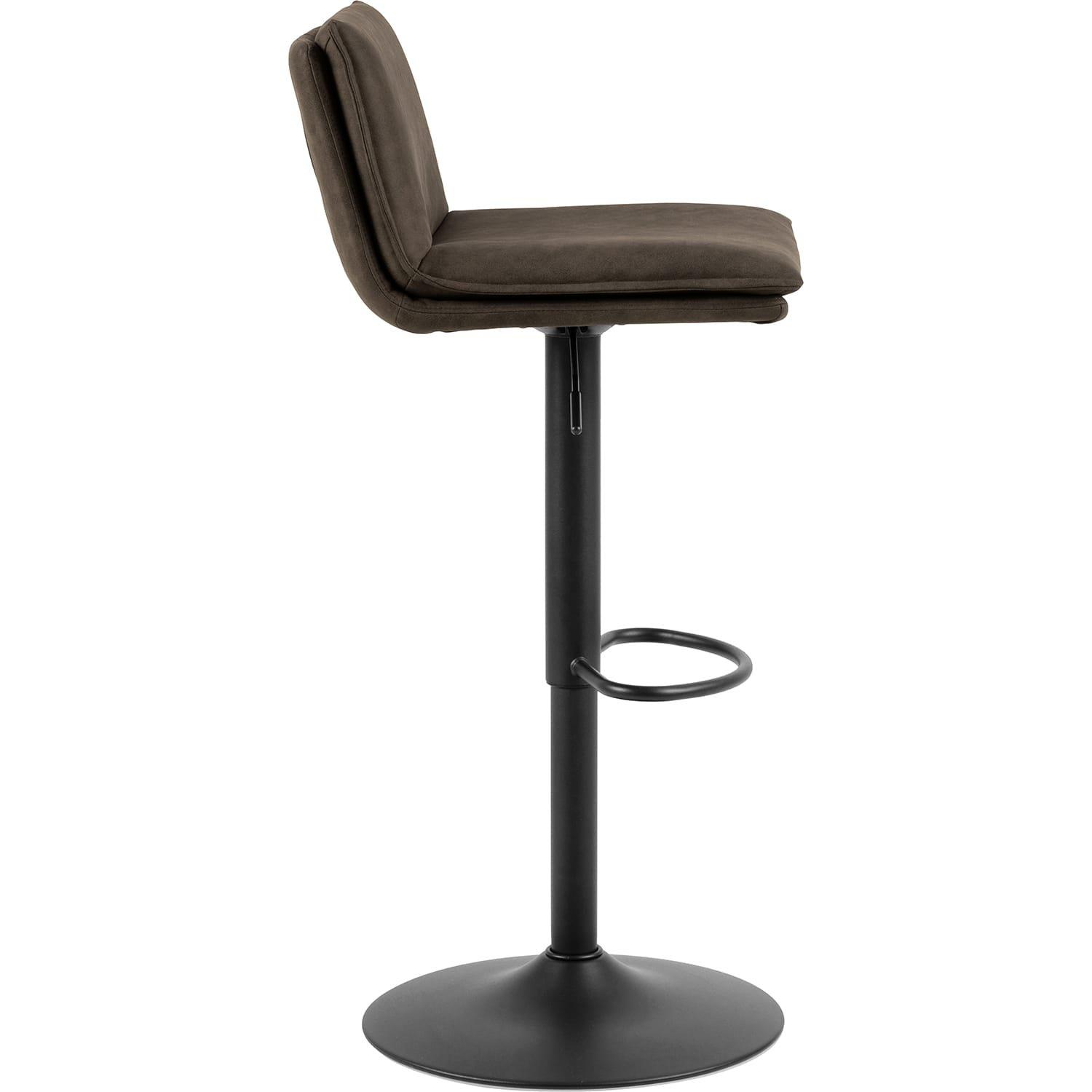 mutoni Tabouret de bar Fauna anthracite rotatif 107 (1 pièce)  