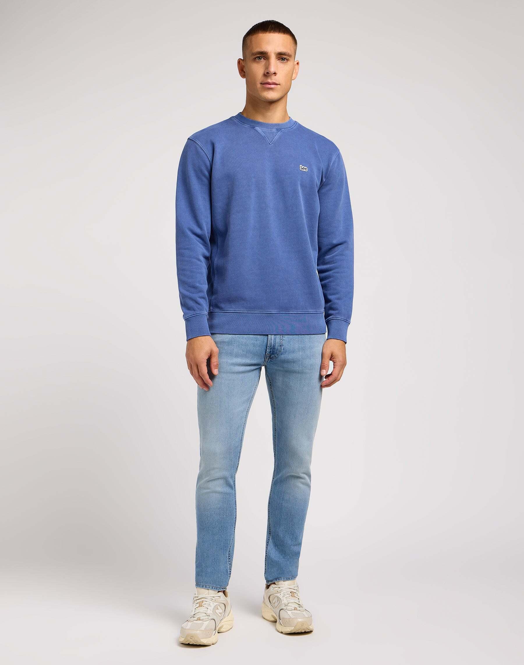 Lee  Sweatshirt Plain Crew Sweater 