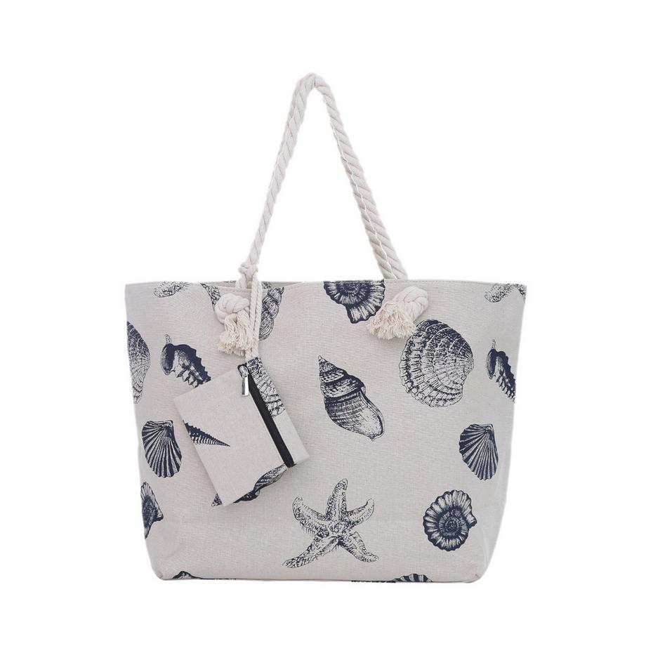 Grand Sac de plage zippé, 58 x 38 x 18 cm