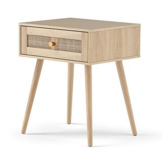 Northix Rattan-Nachttisch mit Schublade  