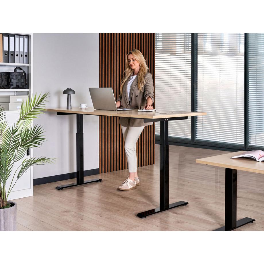 Beliani Bureau réglable en hauteur électriquement Moderne DESTINES  