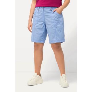 Ulla Popken  Cargo-Bermuda, Komfortbund, 4-Pocket-Schnitt 