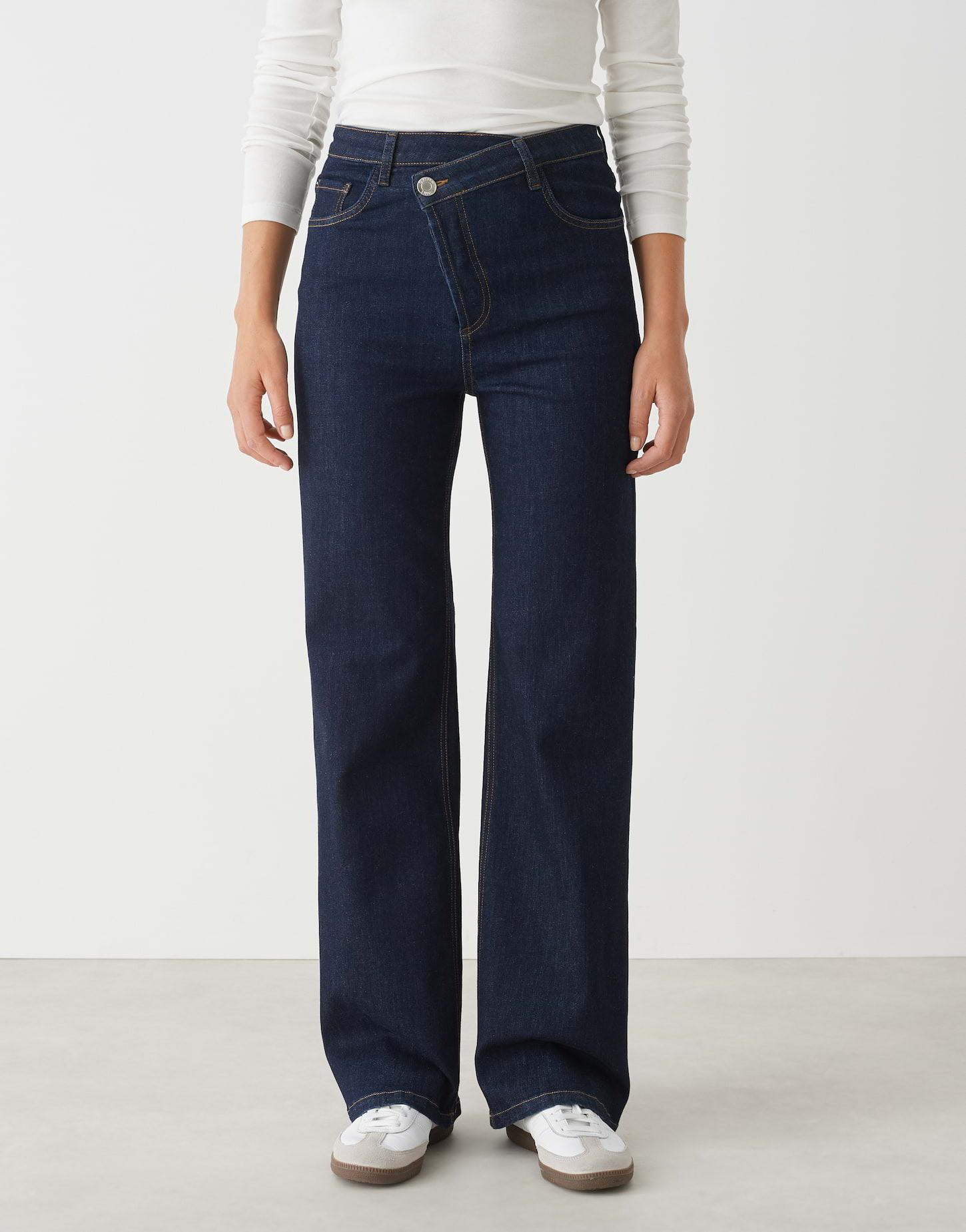 OPUS  Wide Leg Jeans Marli crisscross 