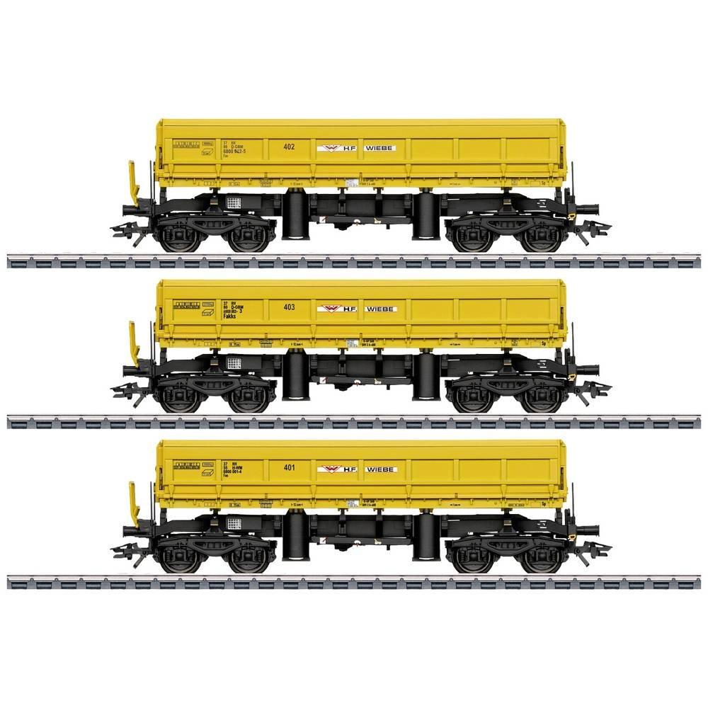 märklin  H0 3er-Set Seitenkippwagen Wiebe, MHI 