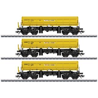 märklin  H0 3er-Set Seitenkippwagen Wiebe, MHI 