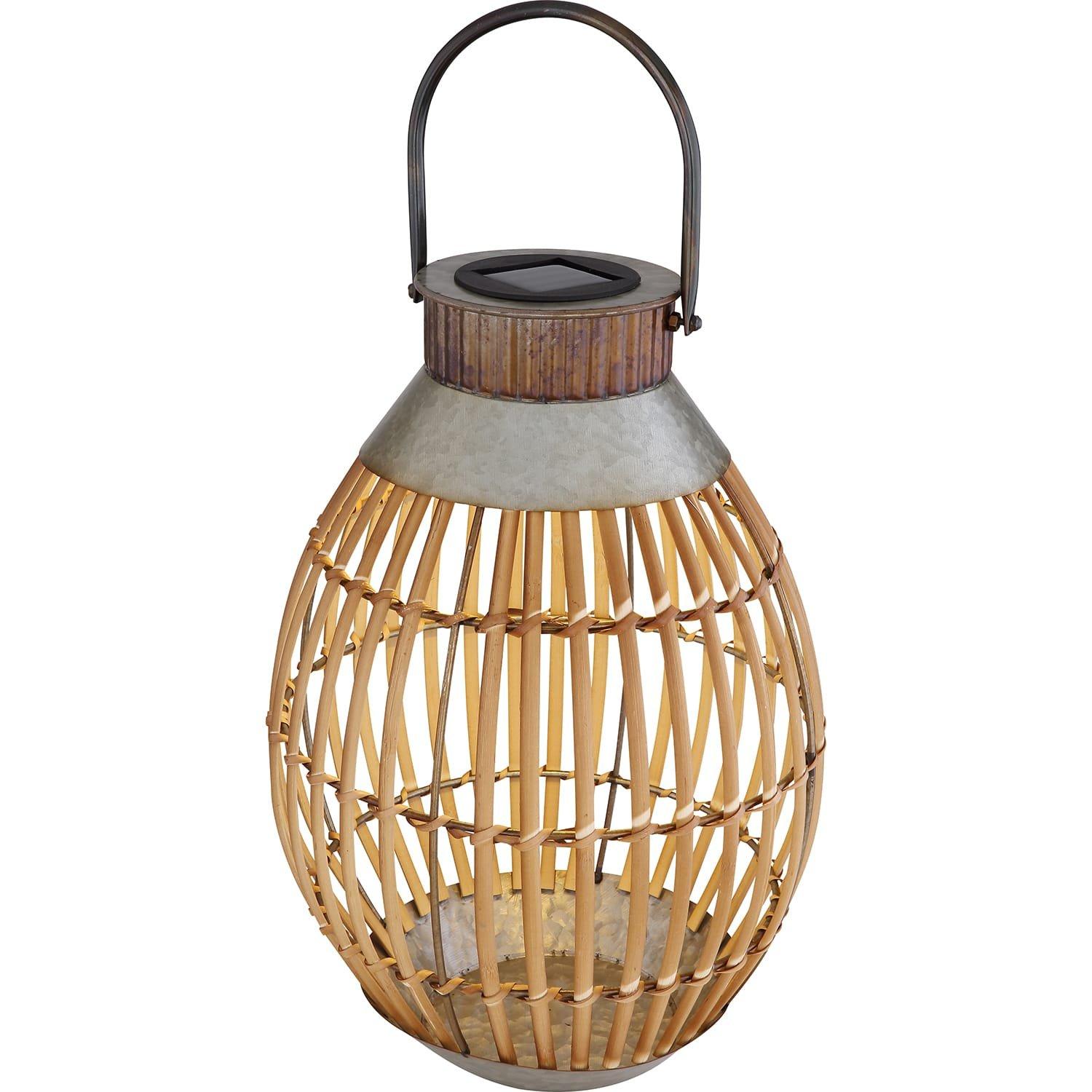 Image of Solarleuchte Bambus hell 1xLED Solarleuchte Bambus hell 1xLED