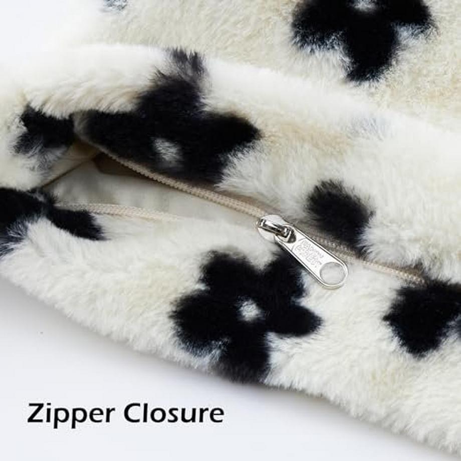 Only-bags.store Plüsch Reissverschluss Umhängetasche  