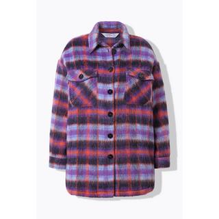 Studio Untold Karo Hemdjacke Oversized Langarm  