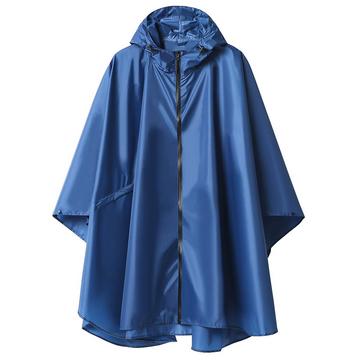 Regencape mit Kapuze Reißverschluss, wiederverwendbare Regenmantel, regen Poncho Fahrrad Wandern