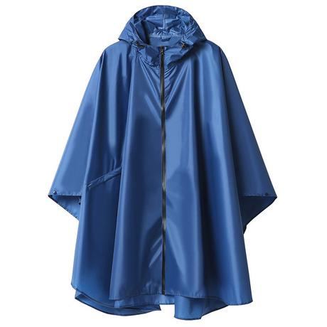 Alopini Kapuzen Regencape mit Reissverschluss  
