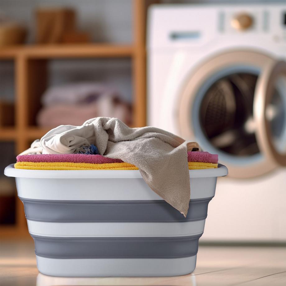 B2X Cesto portabiancheria pieghevole da 35 litri  