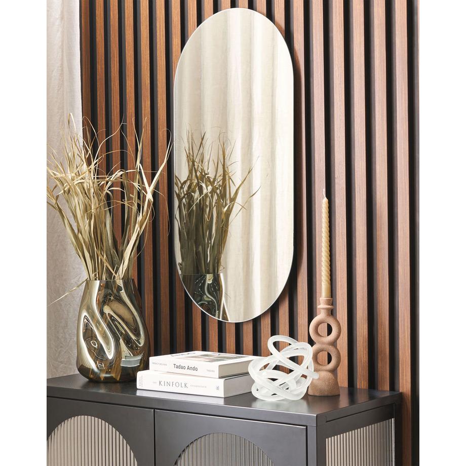 Beliani Wandspiegel aus Glas Skandinavisch ALFORTVILLE  