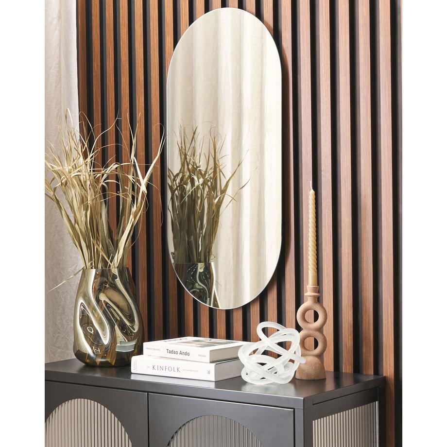 Beliani Wandspiegel aus Glas Skandinavisch ALFORTVILLE  