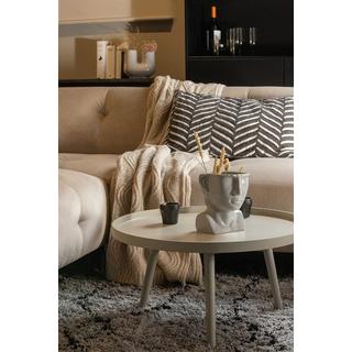 mutoni Table d'appoint Mesa L beige antique 60x60  