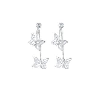 Elli  Boucles d'Oreilles Pendentif D'oreilles Tendance Papillon Cristaux 