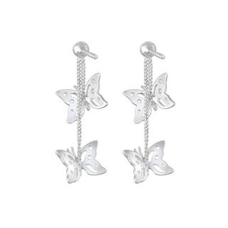 Elli  Boucles d'Oreilles Pendentif D'oreilles Tendance Papillon Cristaux 